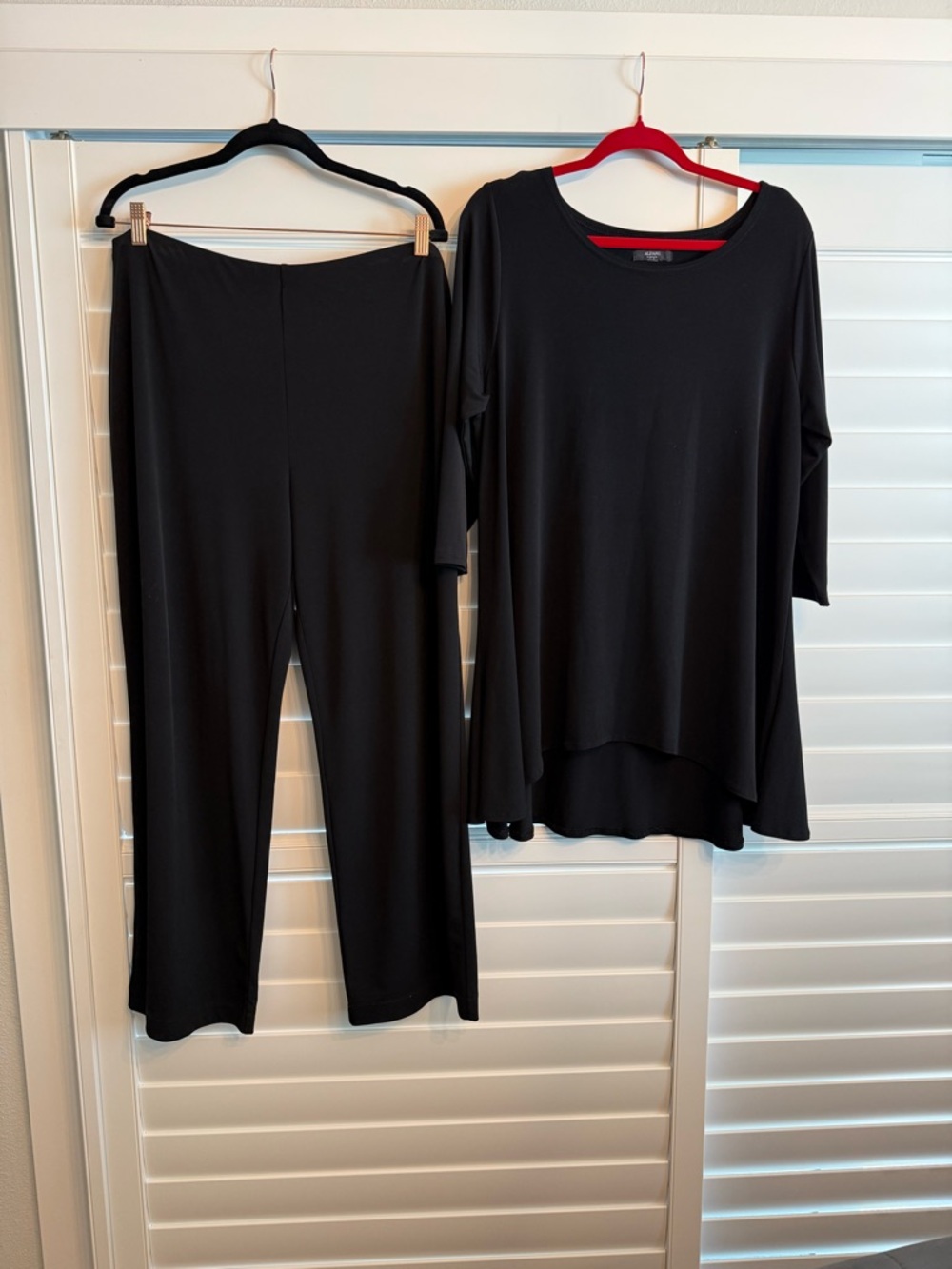 Alfani Black Women's Crewneck Top & Slacks